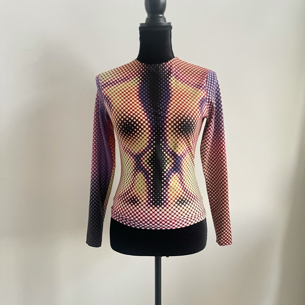 Sinead Gorey Digitalized Print Top